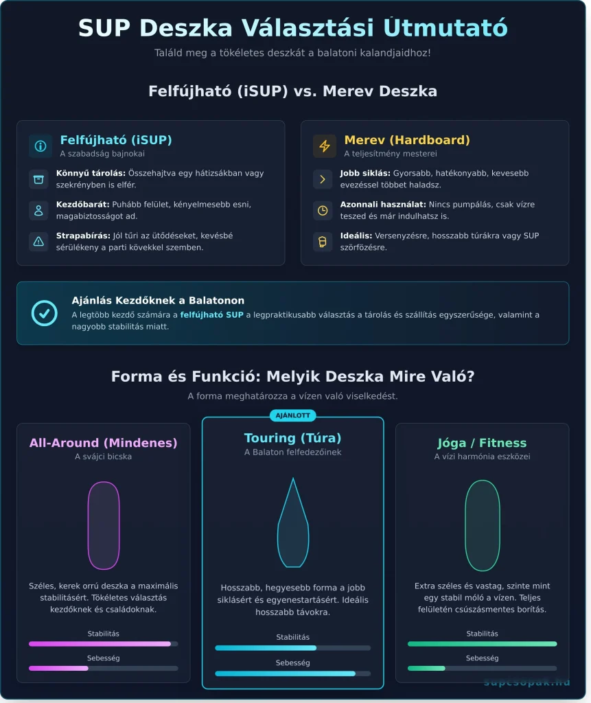 A Stand-up paddleboarding világa sokszínű, és mindkét típusnak megvan a maga helye a nap alatt.