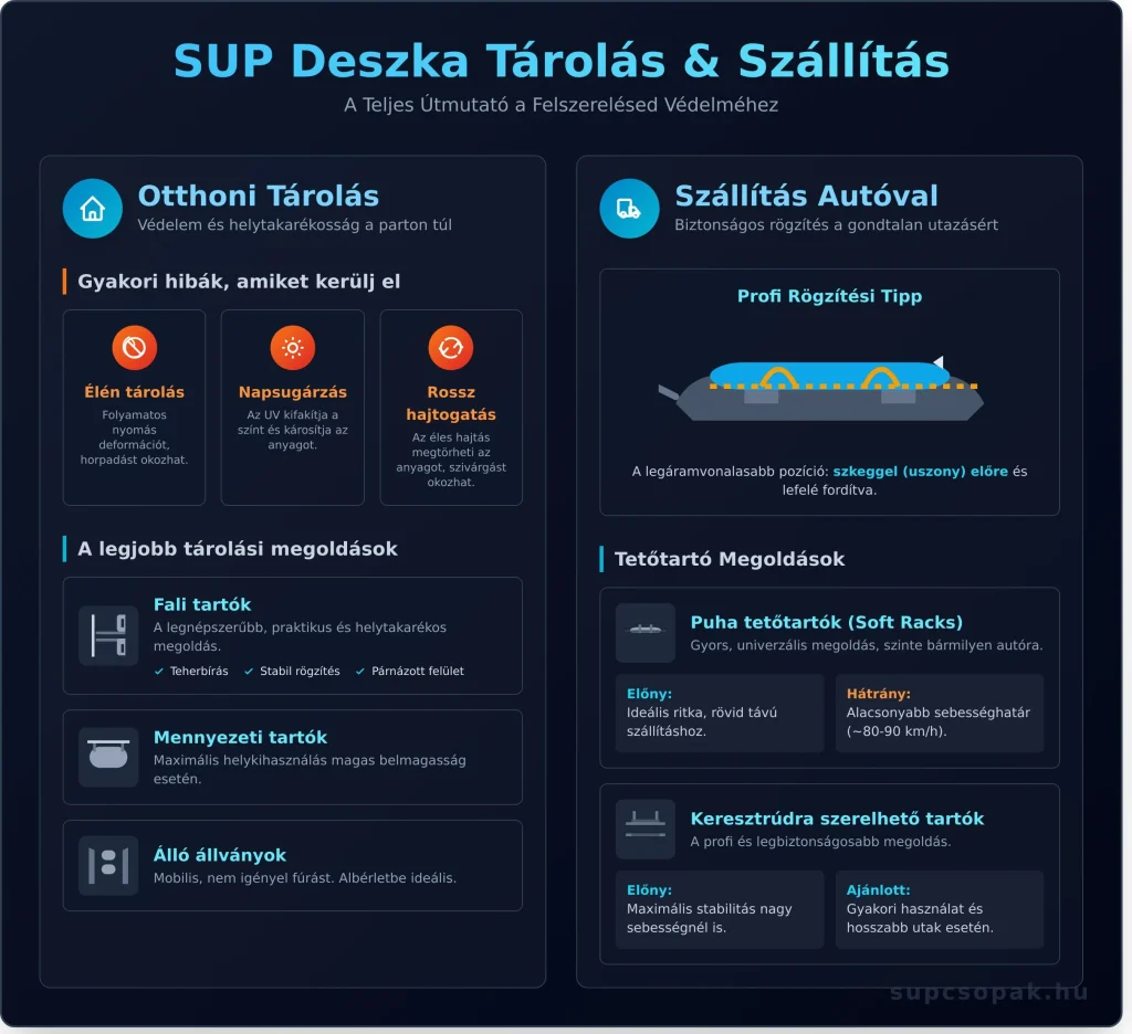 A megfelelő SUP tartó kiválasztása nem csupán egy újabb kiegészítő beszerzése