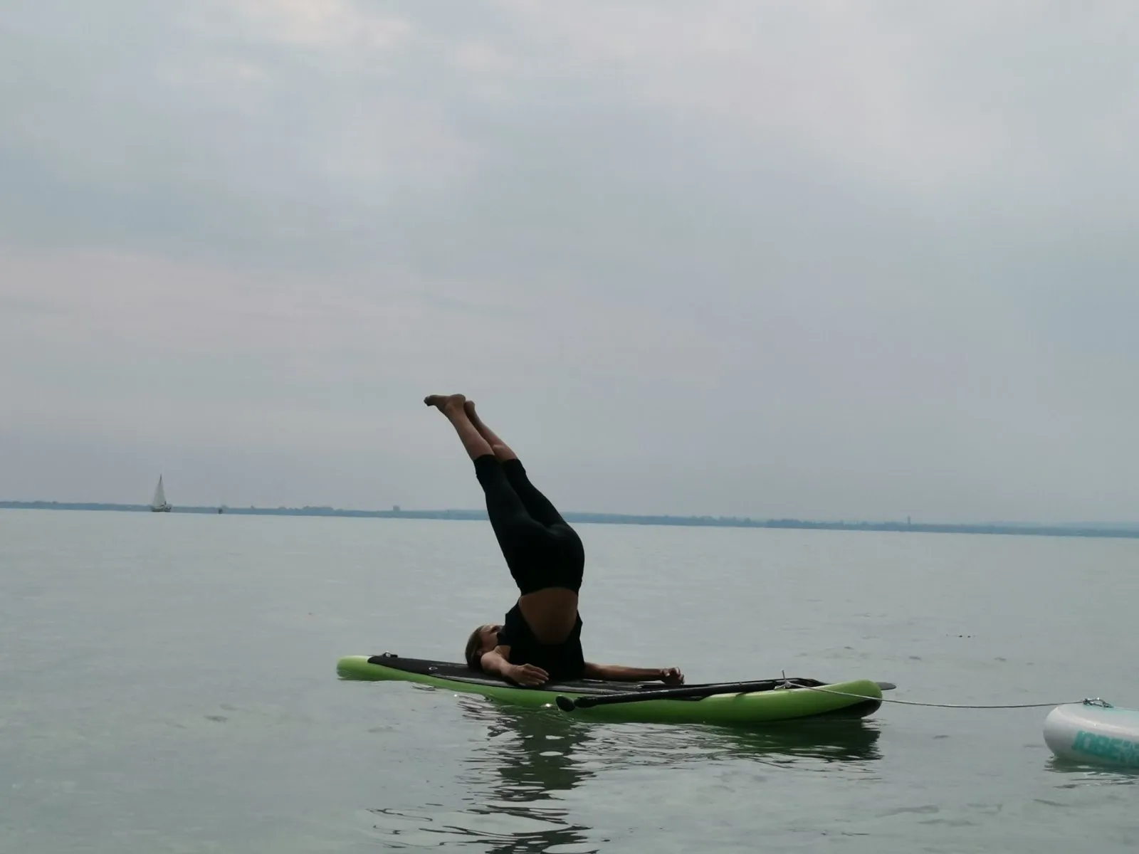 Péter Molnár teaching SUP Pilates
